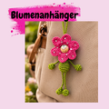 Häkelanleitung Blumenanhänger