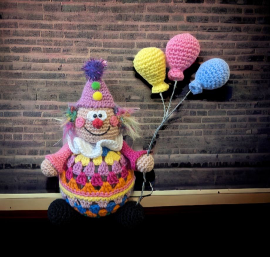 Häkelanleitung Clown befüllbar