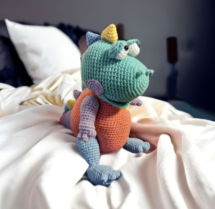 Häkelanleitung Dino-Baby