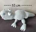 Häkelanleitung Handpuppe Dino