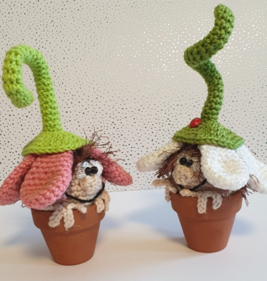 Häkelanleitung Blumen-Kobold