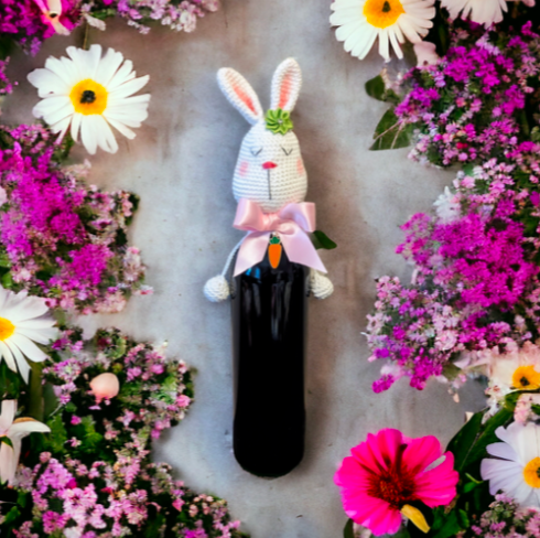 Häkelanleitung Flaschen Hase