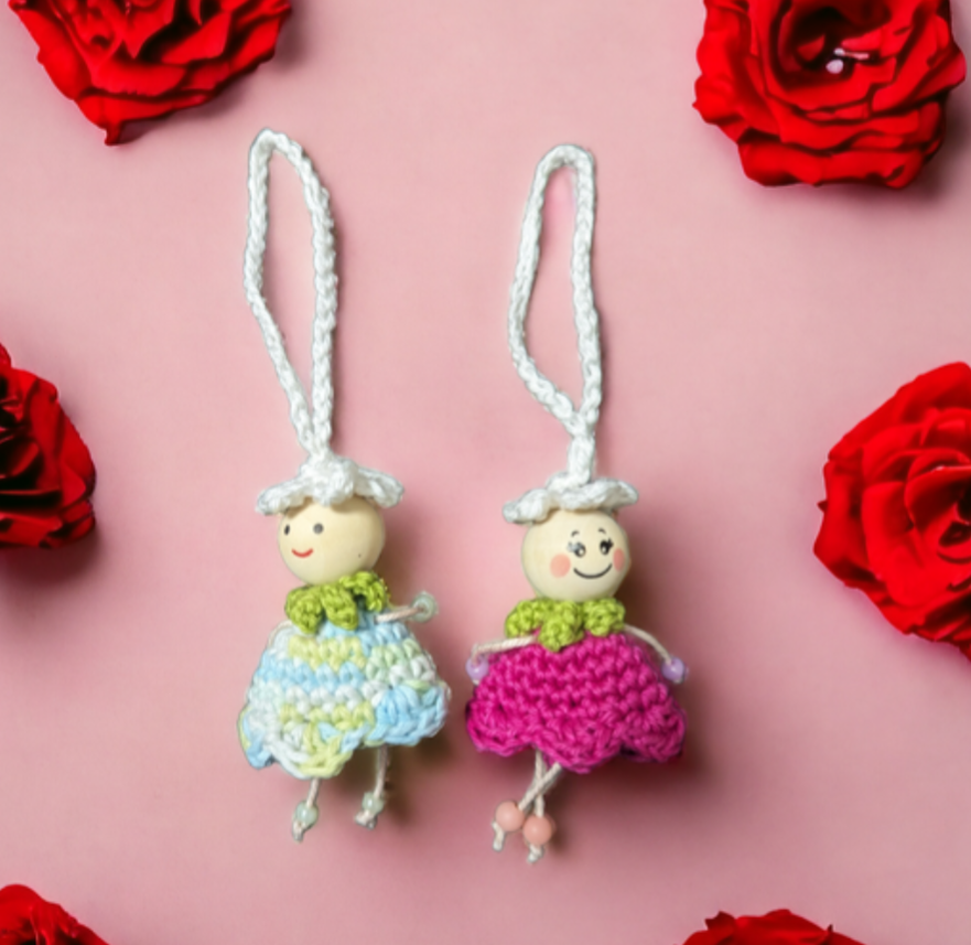 Häkelanleitung kleines Blumenmädchen