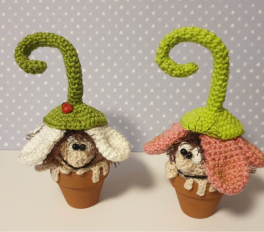 Häkelanleitung Blumen-Kobold