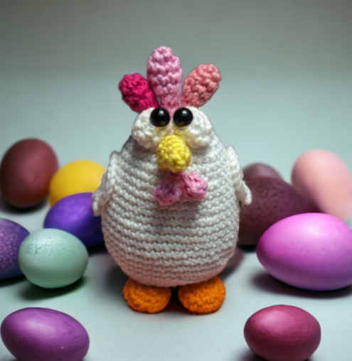Häkelanleitung Huhn