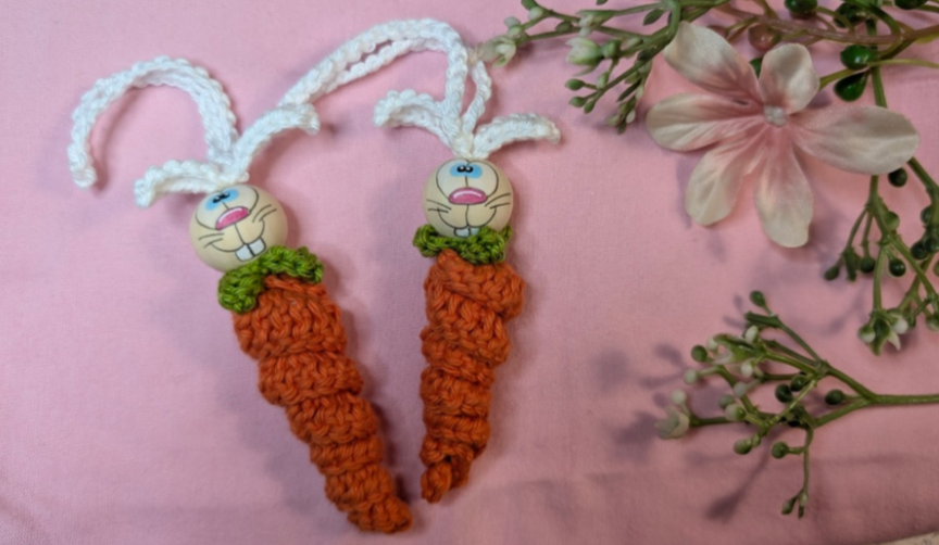 Häkelanleitung Osterhase Karotte