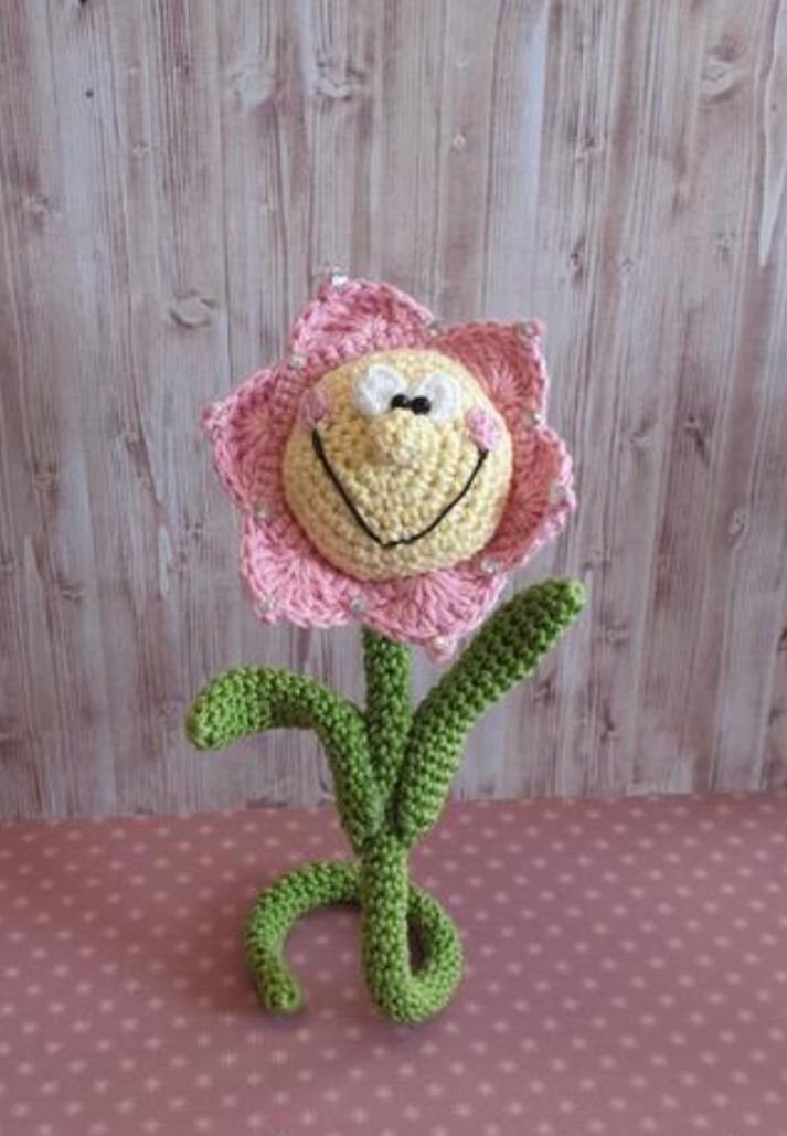 Häkelanleitung Blume