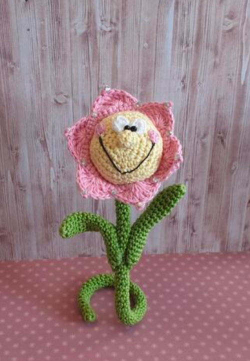 Häkelanleitung Blume