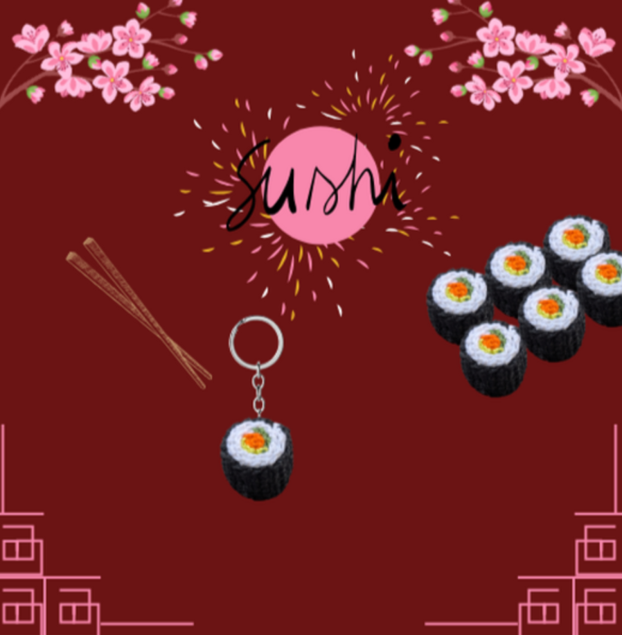 Häkelanleitung Sushi