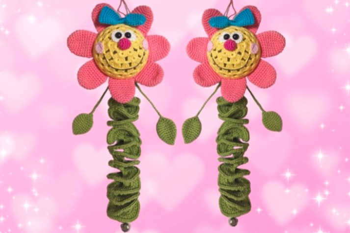 Häkelanleitung Blume befüllbar