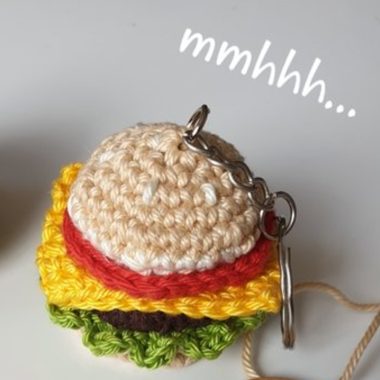 Häkelanleitung Hamburger