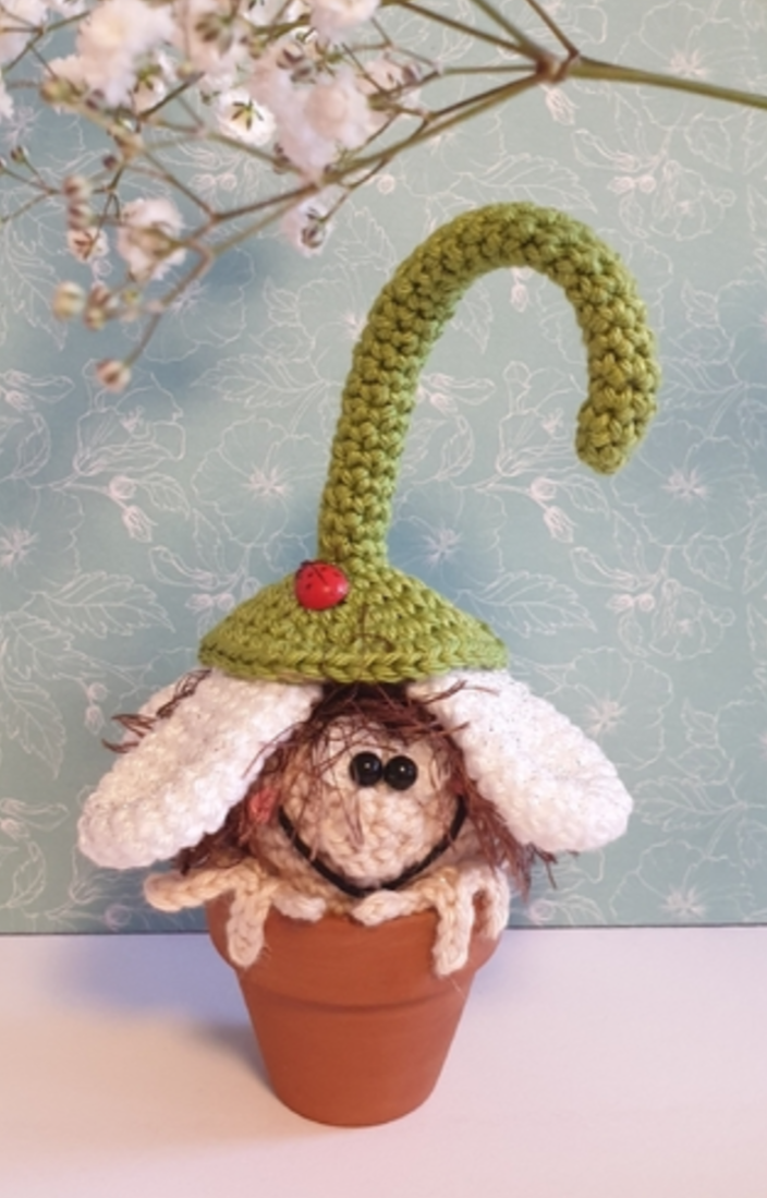 Häkelanleitung Blumen-Kobold