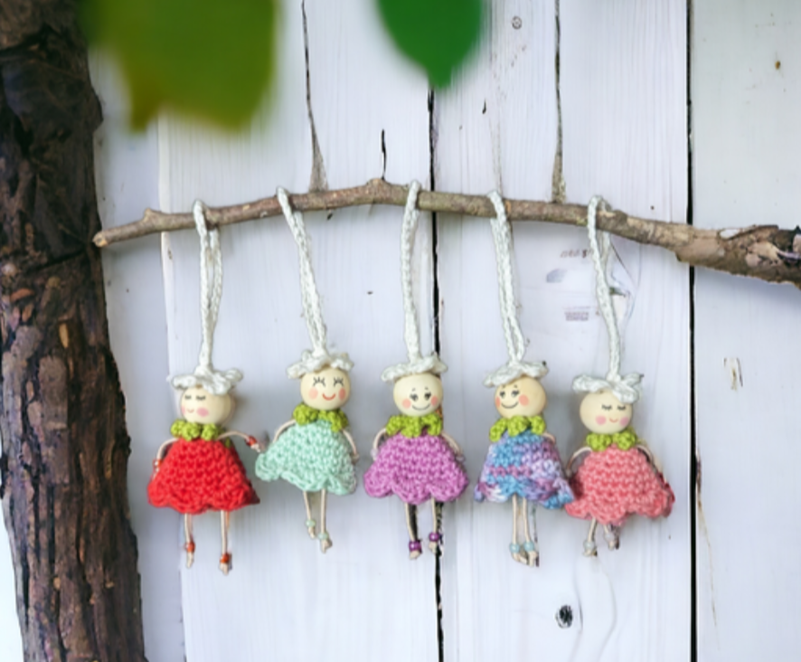 Häkelanleitung kleines Blumenmädchen