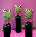 Häkelanleitung Flaschen Frosch