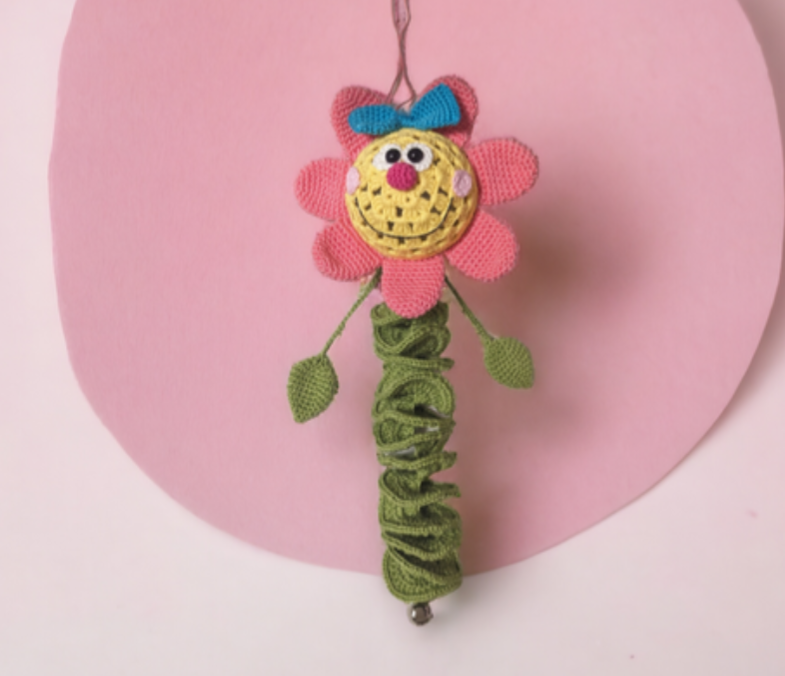 Häkelanleitung Blume befüllbar