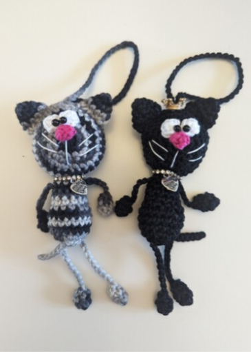 Häkelanleitung Katzenanhänger