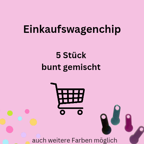 Einkaufswagenchip Bunt gemischt