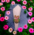 Häkelanleitung Osterhase Serviettenring/Brosche