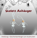 Häkelanleitung Skelett Anhänger