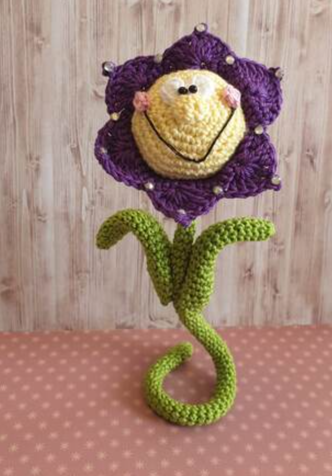Häkelanleitung Blume