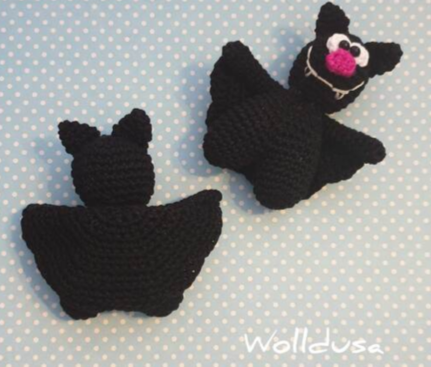 Häkelanleitung kleine Fledermaus