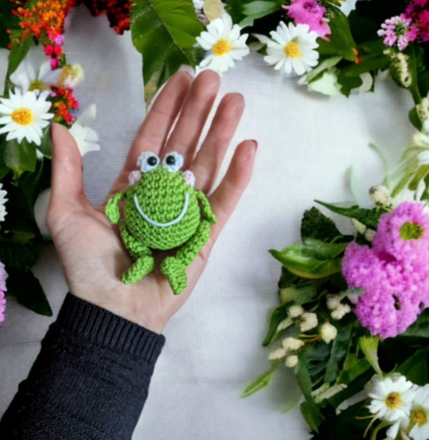 Häkelanleitung Frosch