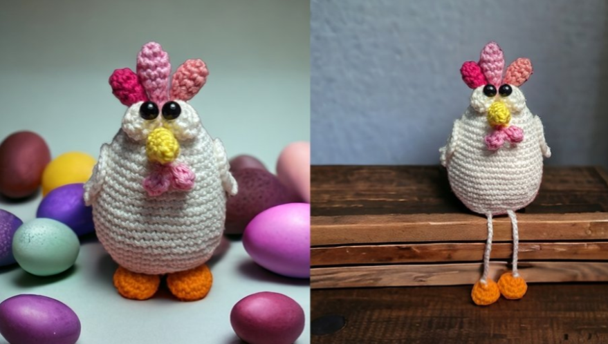 Häkelanleitung Huhn