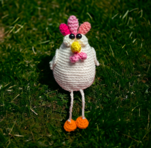 Häkelanleitung Huhn