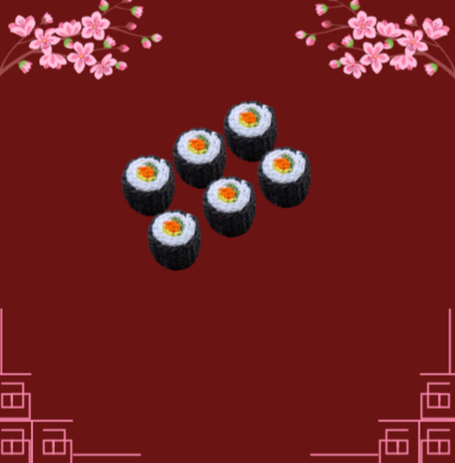 Häkelanleitung Sushi