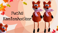 Häkelanleitung Fuchs Kantenhocker