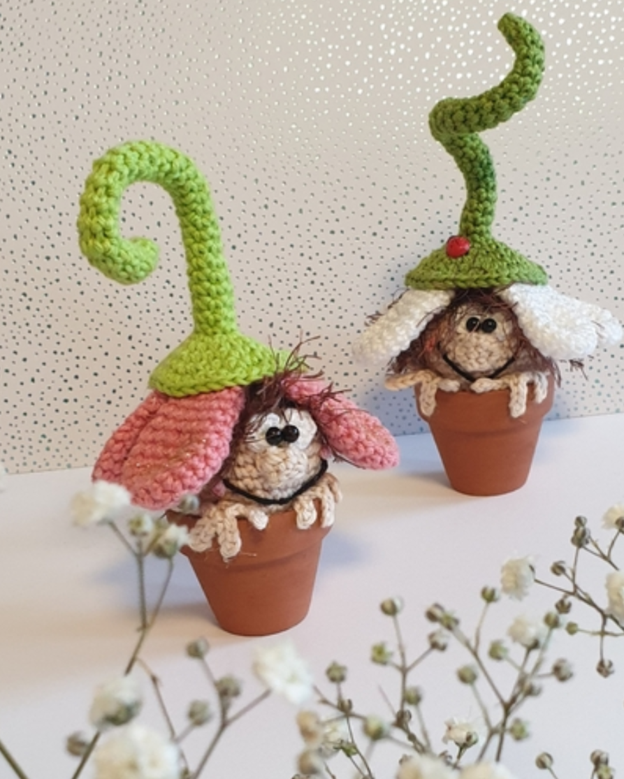 Häkelanleitung Blumen-Kobold