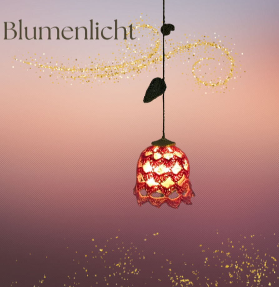 Häkelanleitung Blumenlicht