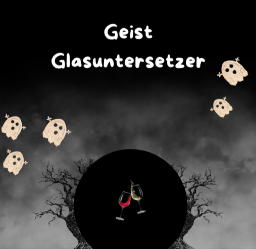 Häkelanleitung Untersetzer Geist