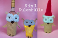 Häkelanleitung Eule 3 in 1