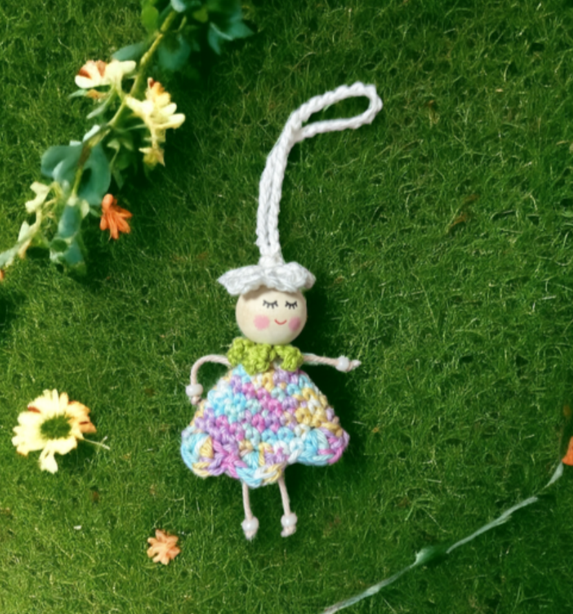 Häkelanleitung kleines Blumenmädchen