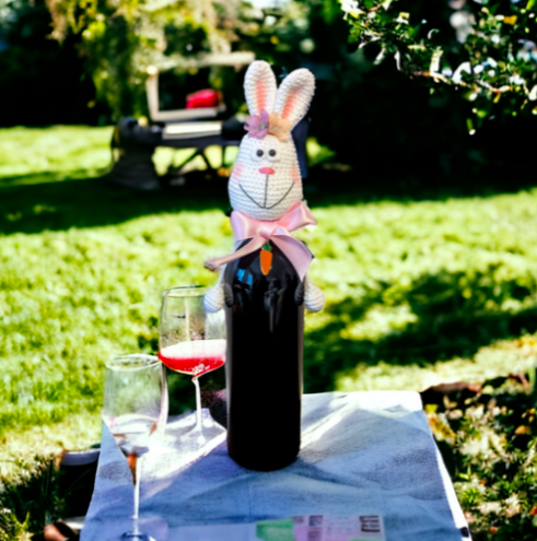 Häkelanleitung Flaschen Hase