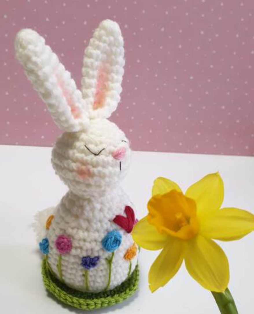 Häkelanleitung kleine Osterhasen
