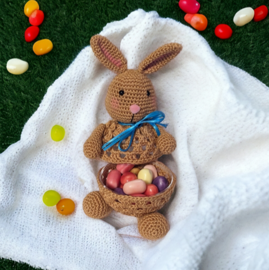 Häkelanleitung Osterhase befüllbar