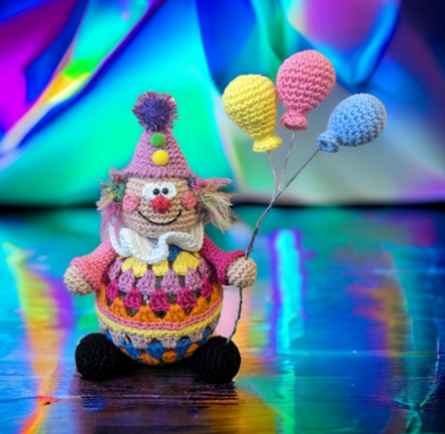 Häkelanleitung Clown befüllbar