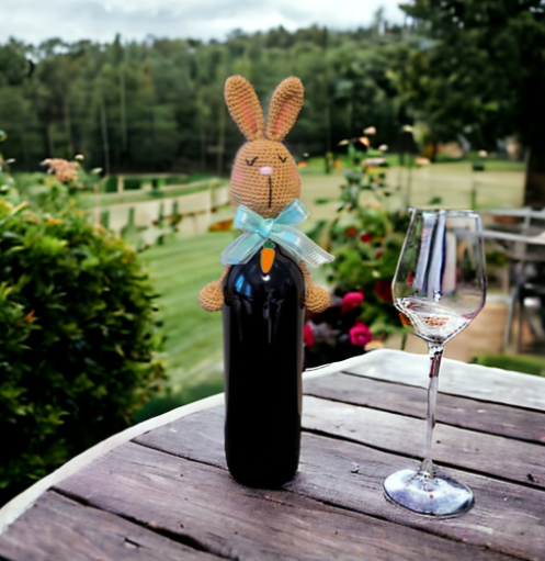 Häkelanleitung Flaschen Hase