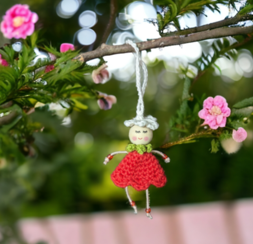 Häkelanleitung kleines Blumenmädchen