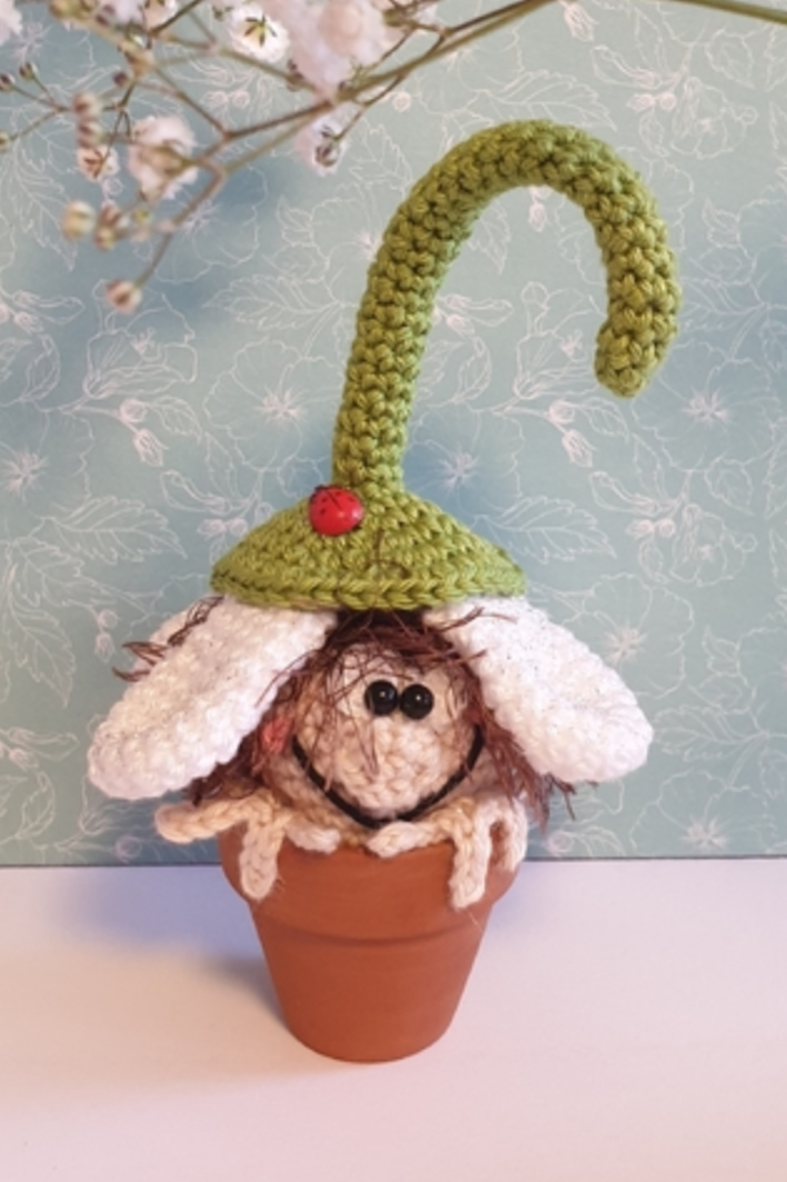 Häkelanleitung Blumen-Kobold