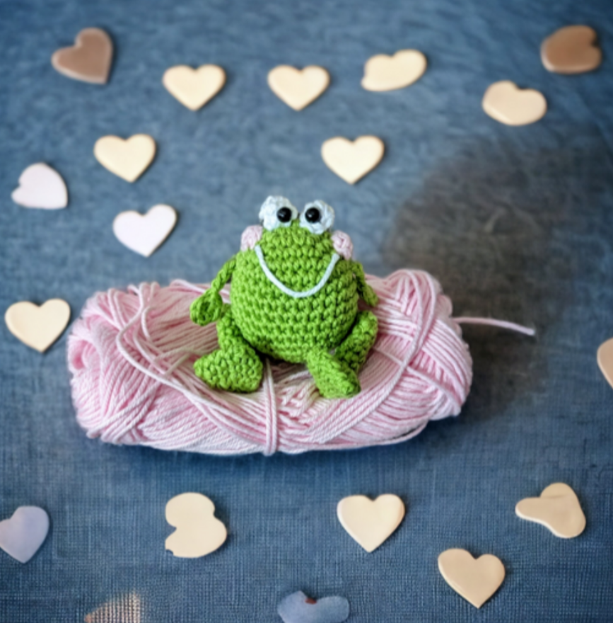 Häkelanleitung Frosch