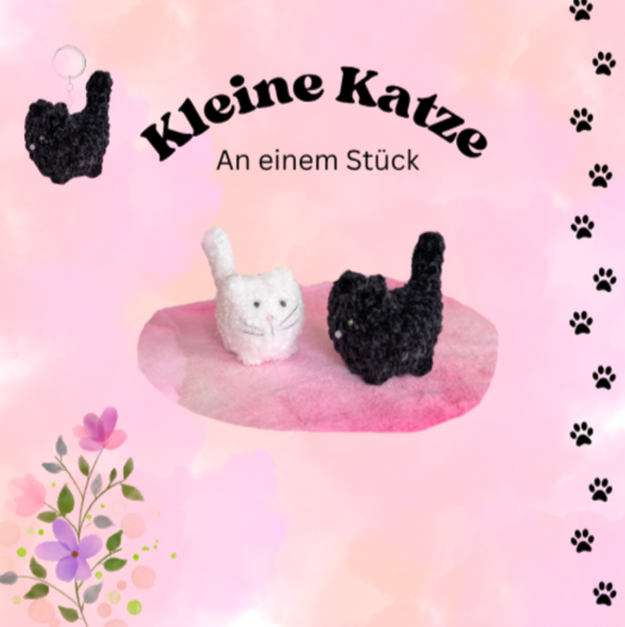 Häkelanleitung kleine Katze