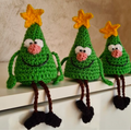 Häkelanleitung Tannenbaum Kantenhocker