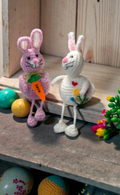 Häkelanleitung Osterhase Kantenhocker