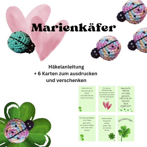 Häkelanleitung Marienkäfer 🐞