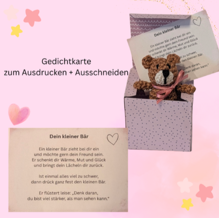 Häkelanleitung Kleiner Bär