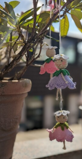 Häkelanleitung Blumenmädchen