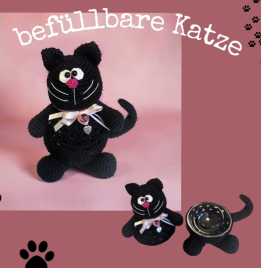 Häkelanleitung Katze befüllbar